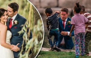 Novio se lanza al río para salvar a un niño de morir ahogado; se vuelve héroe en el día de su boda
