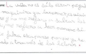 Qué es leer para los niños. La nota viral de una niña de 7 años