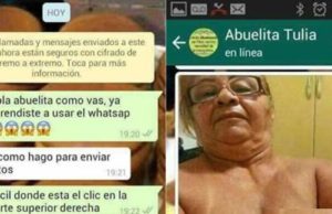 Abuelita le pide ayuda a su nieto con WhatsApp y termina perdiendo la dignidad a sus 73 años