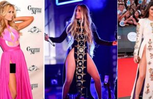 Estas fueron las famosas que olvidaron usar ropa interior, La #7 se le vio casi todo!