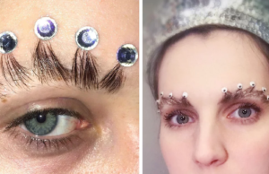 La última tendencia loca de cejas en el 2017 tiene todo el estilo de una ‘reina del drama’