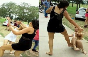 Video: Mujer da tremenda golpiza a amante de su marido. Pero lo que dice la amante en plena pelea te dejara sorprendido