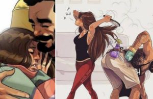 Así Artista convierte su vida en pareja en un cómic y mata a internet de la risa