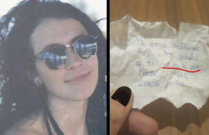 Ella invitó a un vagabundo a comer – Minutos después él le da en secreto 1 nota arrugada en su mano